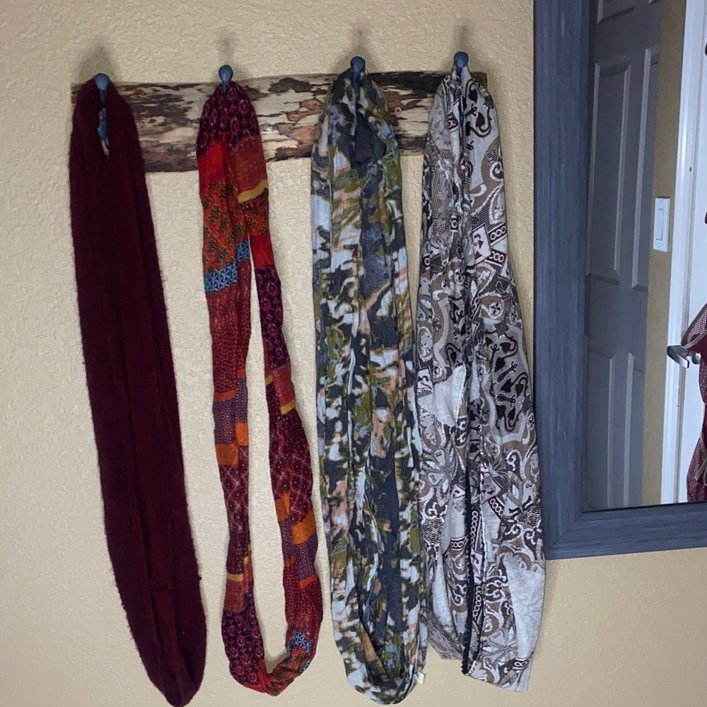 Set of Four Stylish Scarves